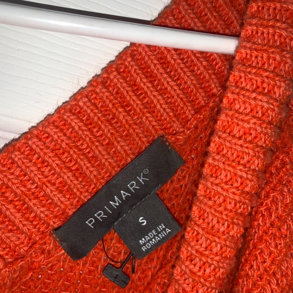 Orange Primark off the shoulder Sweater - Picture 3 of 3